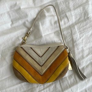 Coach limited edition soho suede chevron pochette